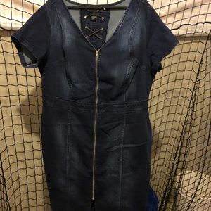 Lane Bryant denim dress